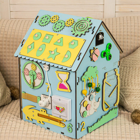 Busy home 45x30 cm - educational toy
